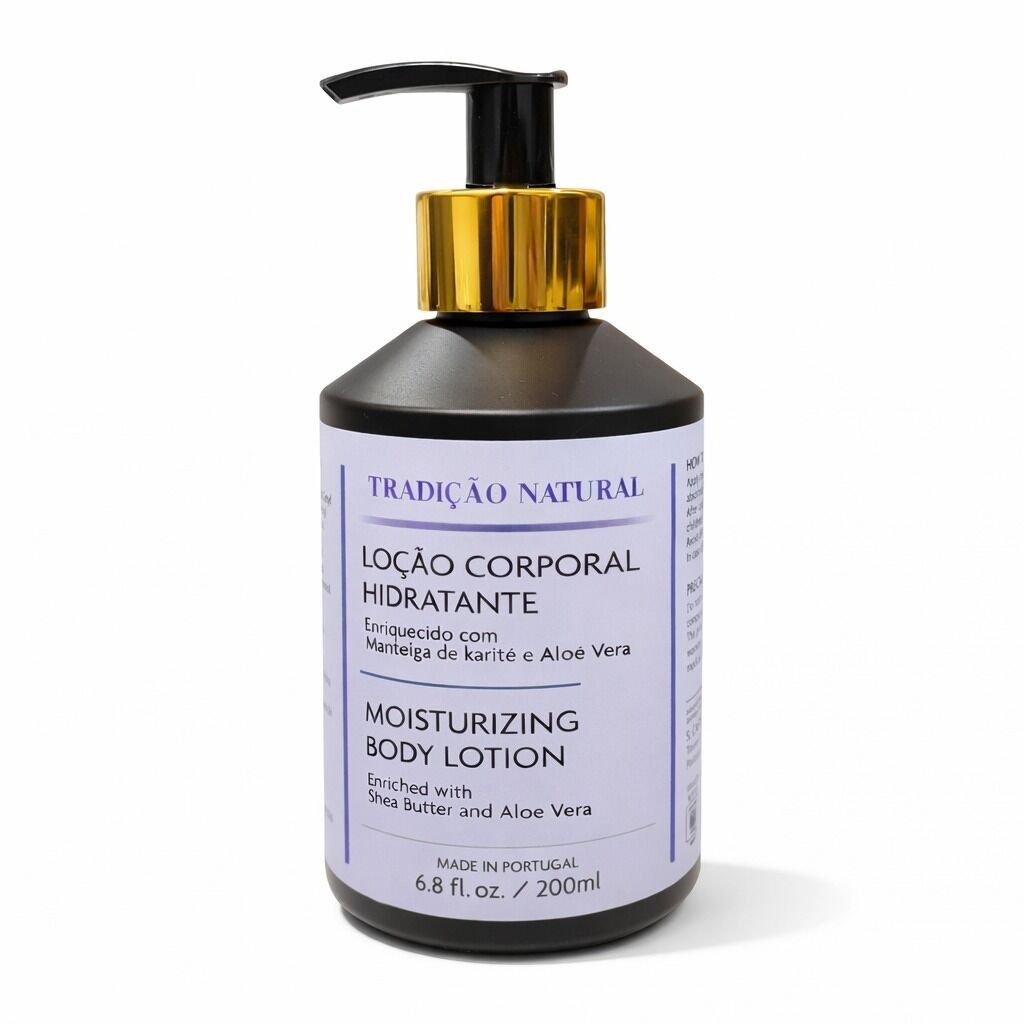 Aloé Vera Moisturizing Body Lotion 200 ml - pump dispensor