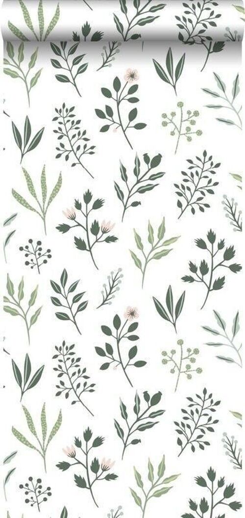 ESTAhome wallpaper floral pattern in Scandinavian style-139080