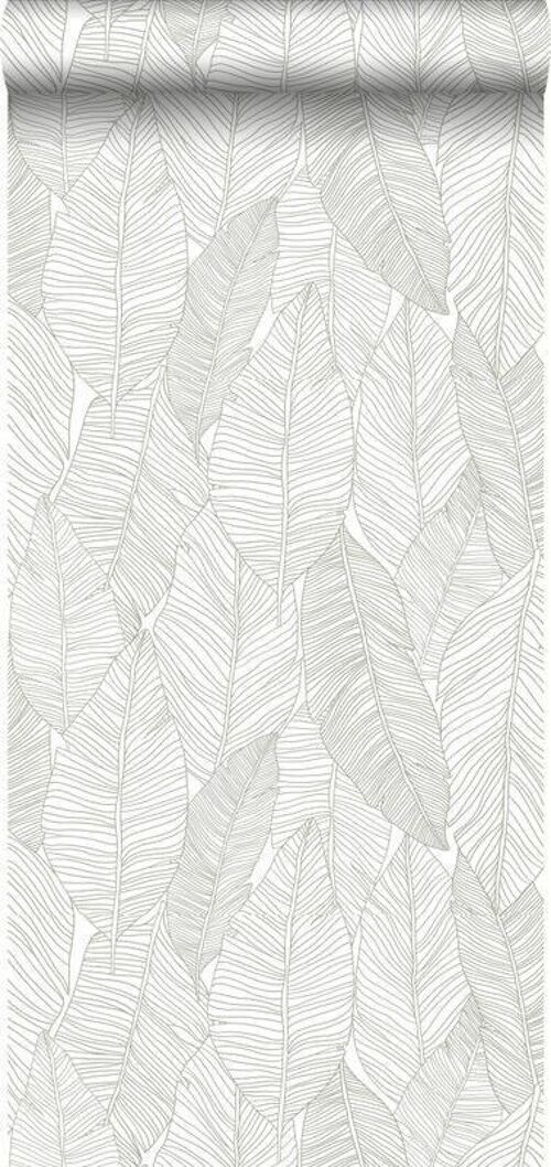 ESTAhome wallpaper pen drawn leaves-139009