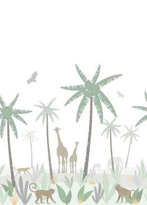 ESTAhome wall mural jungle animals-158928