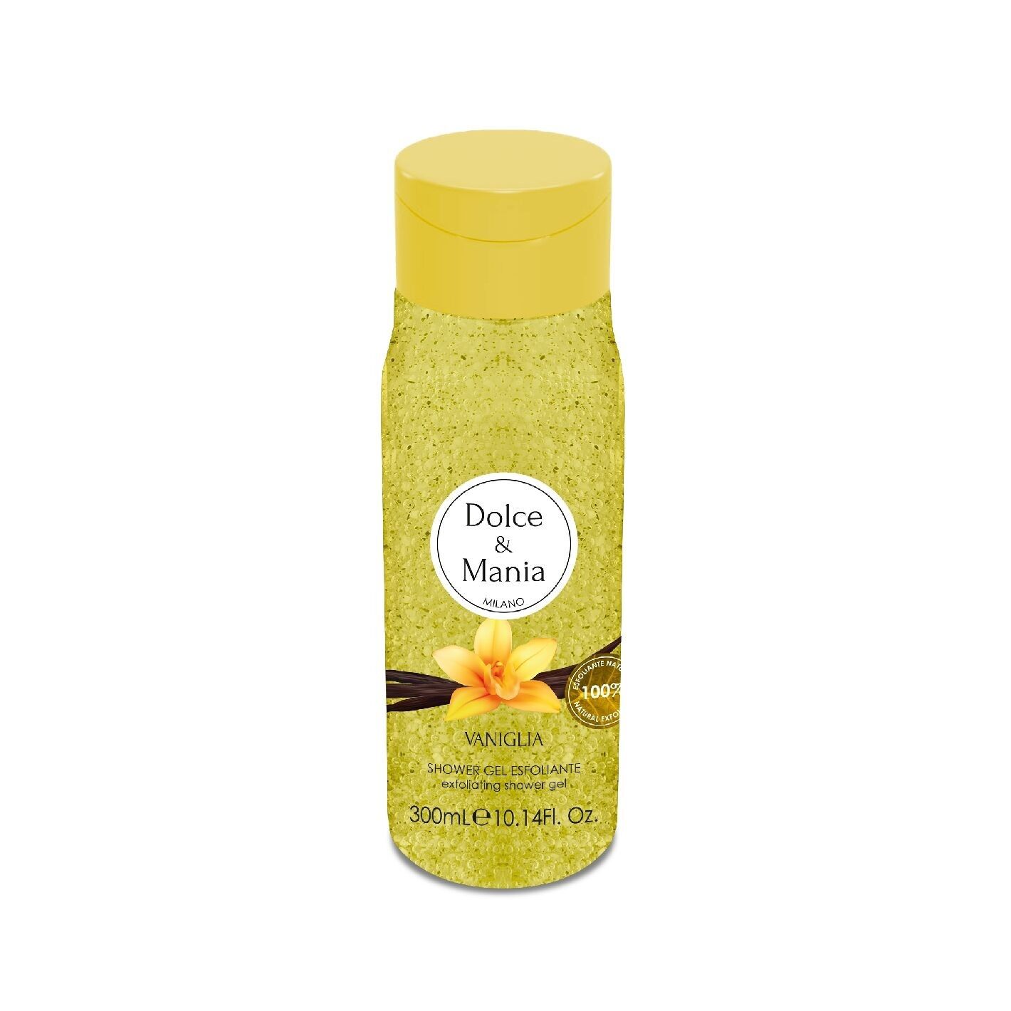 DOLCE & MANIA Vanilla Exfoliating Shower Gel - 300ml