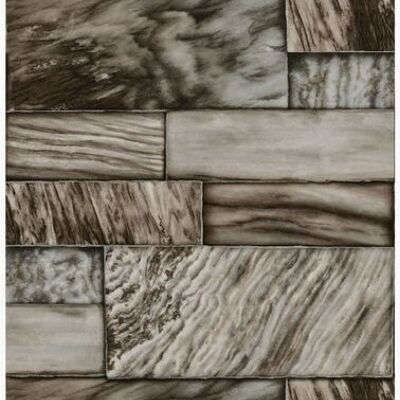 Origin wallpaper wall of marble tiles in different sizes-337251