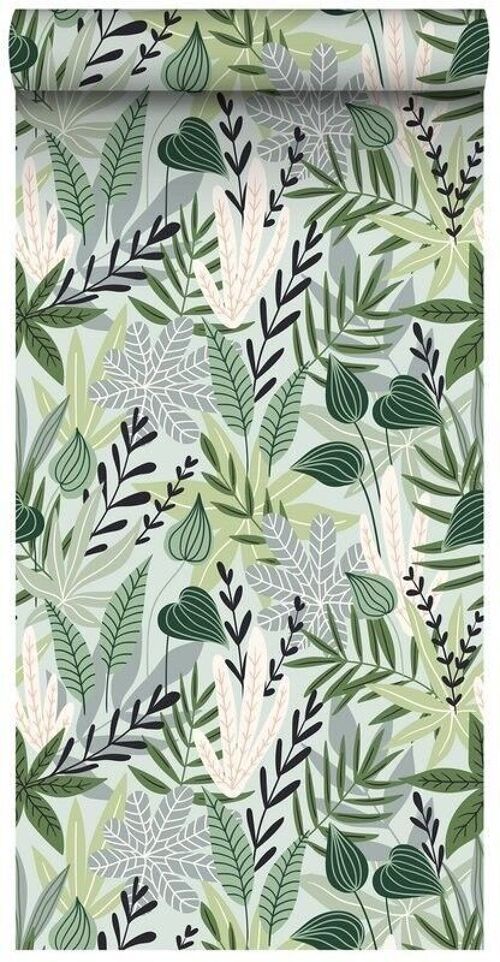 ESTAhome wallpaper XXL leaves in scandinavian style-158894