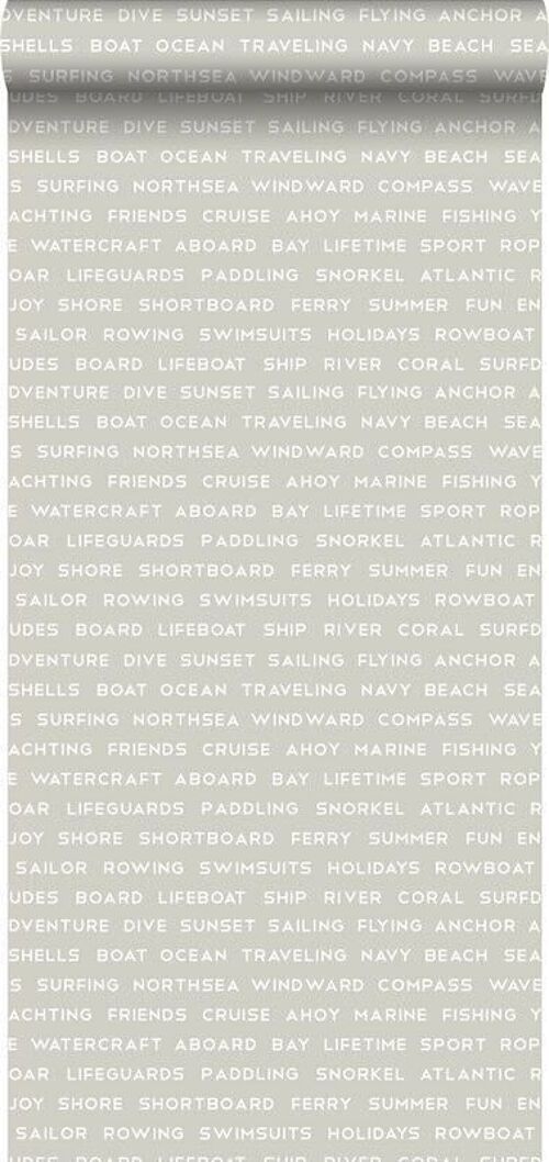 ESTAhome wallpaper maritime beach texts-138958
