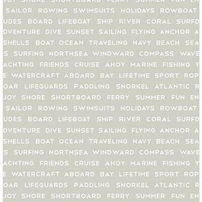 ESTAhome wallpaper maritime beach texts-138958