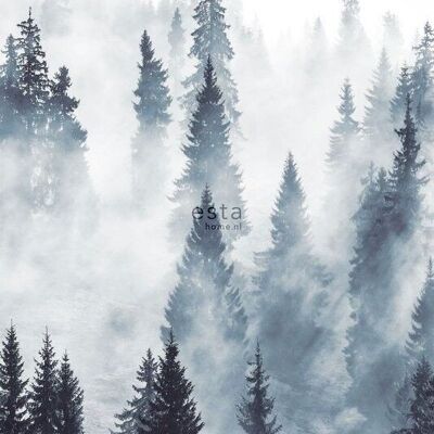 ESTAhome wall mural foggy forest-158909