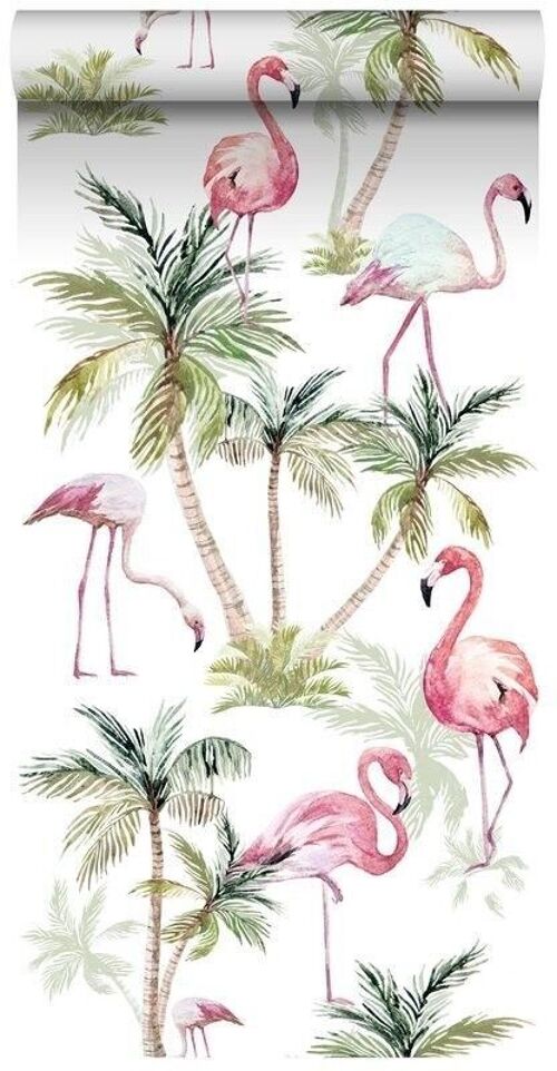 ESTAhome wallpaper XXL flamingos-158844