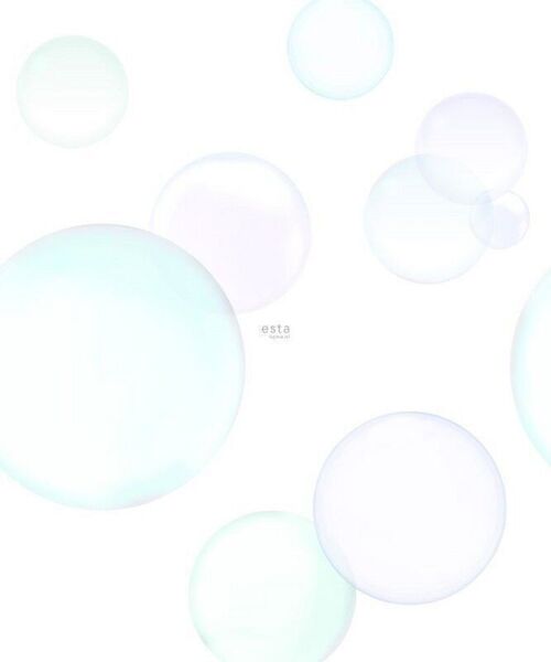ESTAhome wall mural large floating bubbles-158859