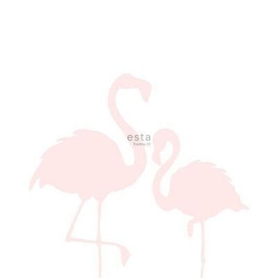 ESTAhome wall mural flamingos mother and child-158838