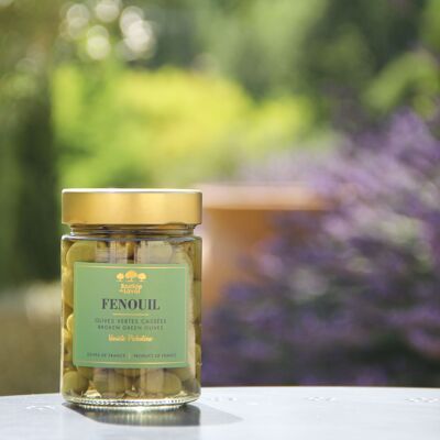 Fennel table olives - Picholine variety / France