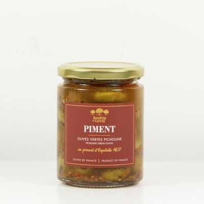 Olive da tavola al peperoncino - varietà Picholine / Francia