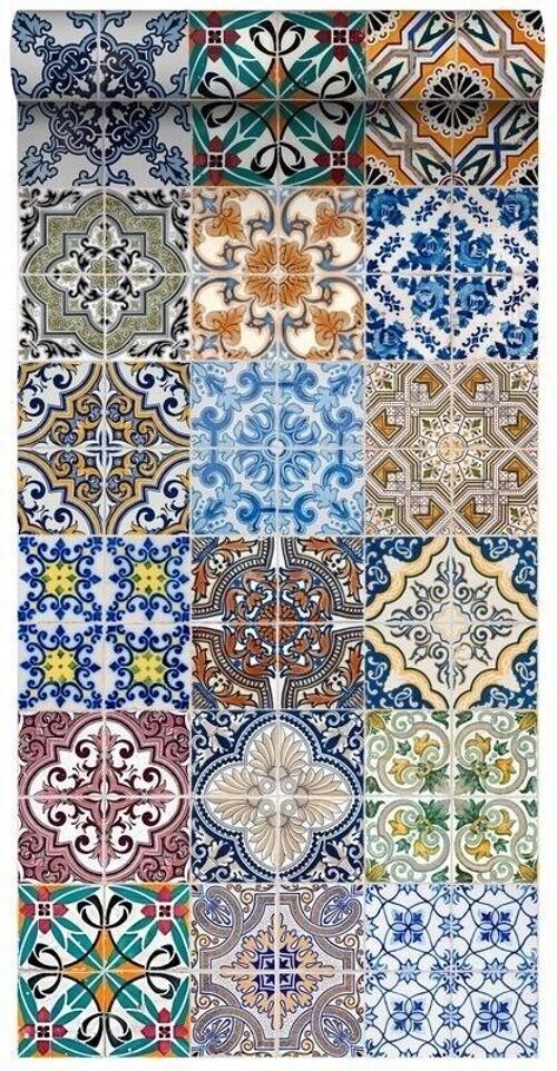 ESTAhome wallpaper XXL Spanish tiles-158603