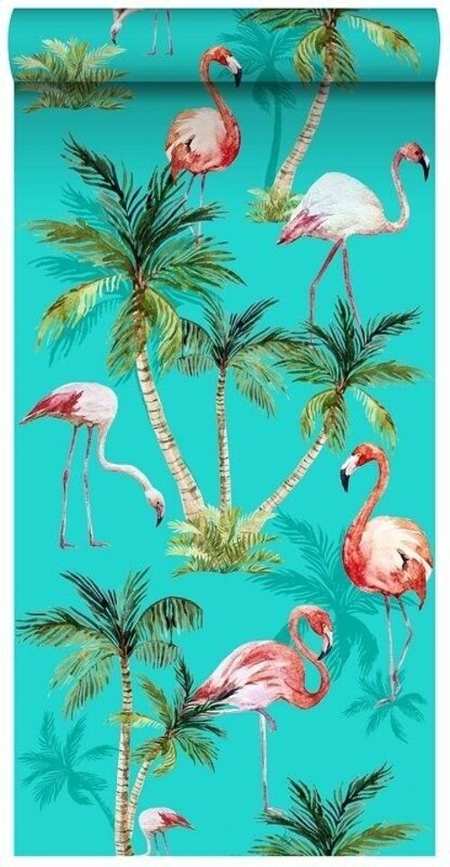 ESTAhome wallpaper XXL flamingos-158609