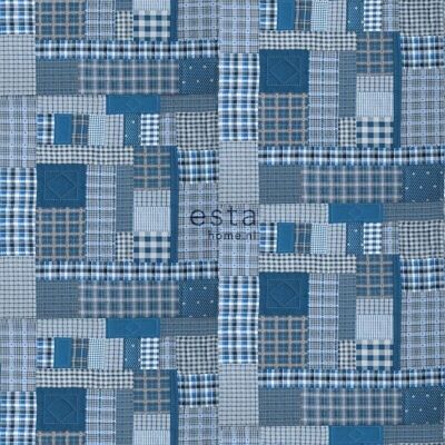 ESTAhome Fototapete Patchwork Madras-158808