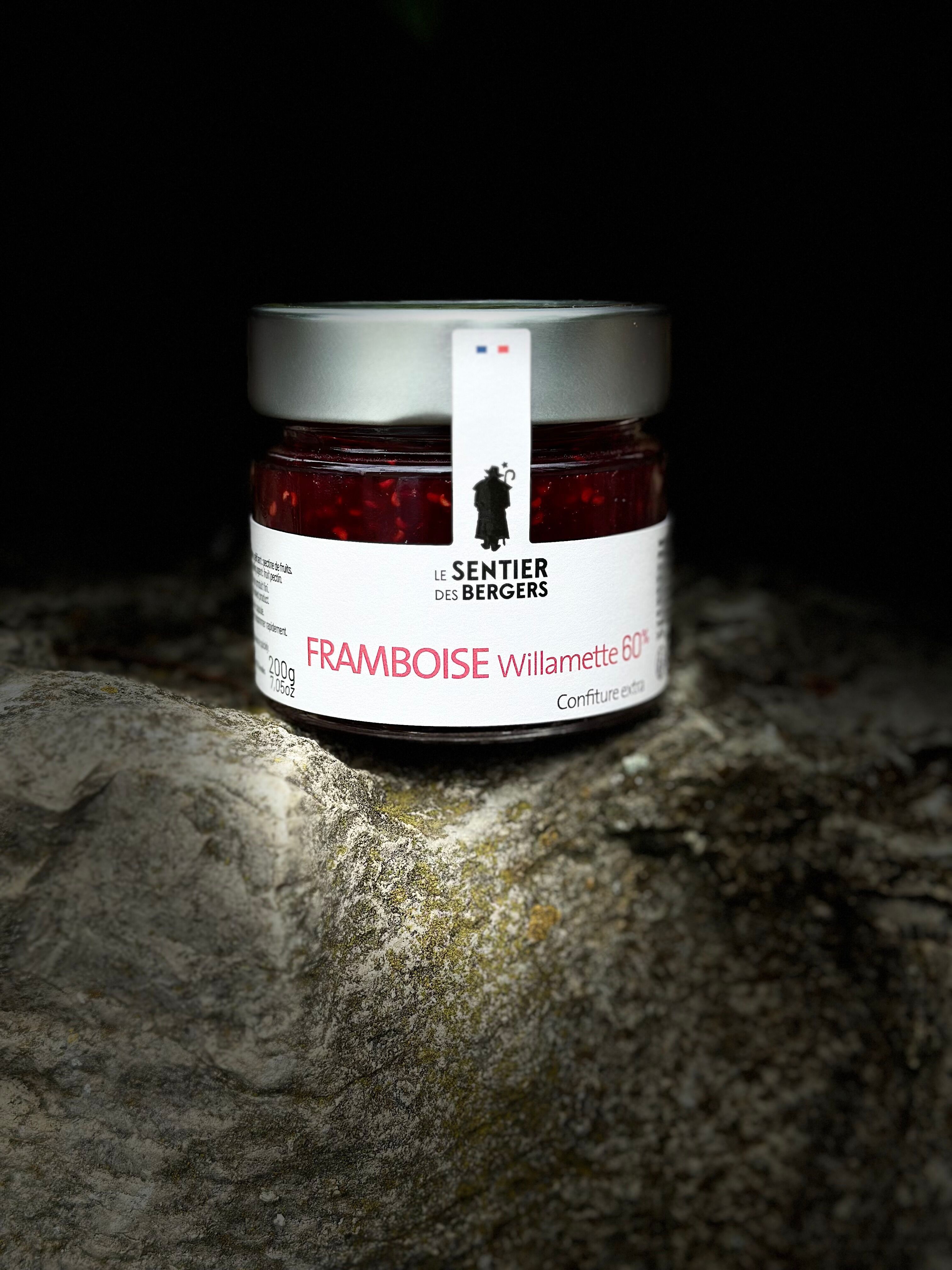 Confiture extra de Framboises Willamette - 200g