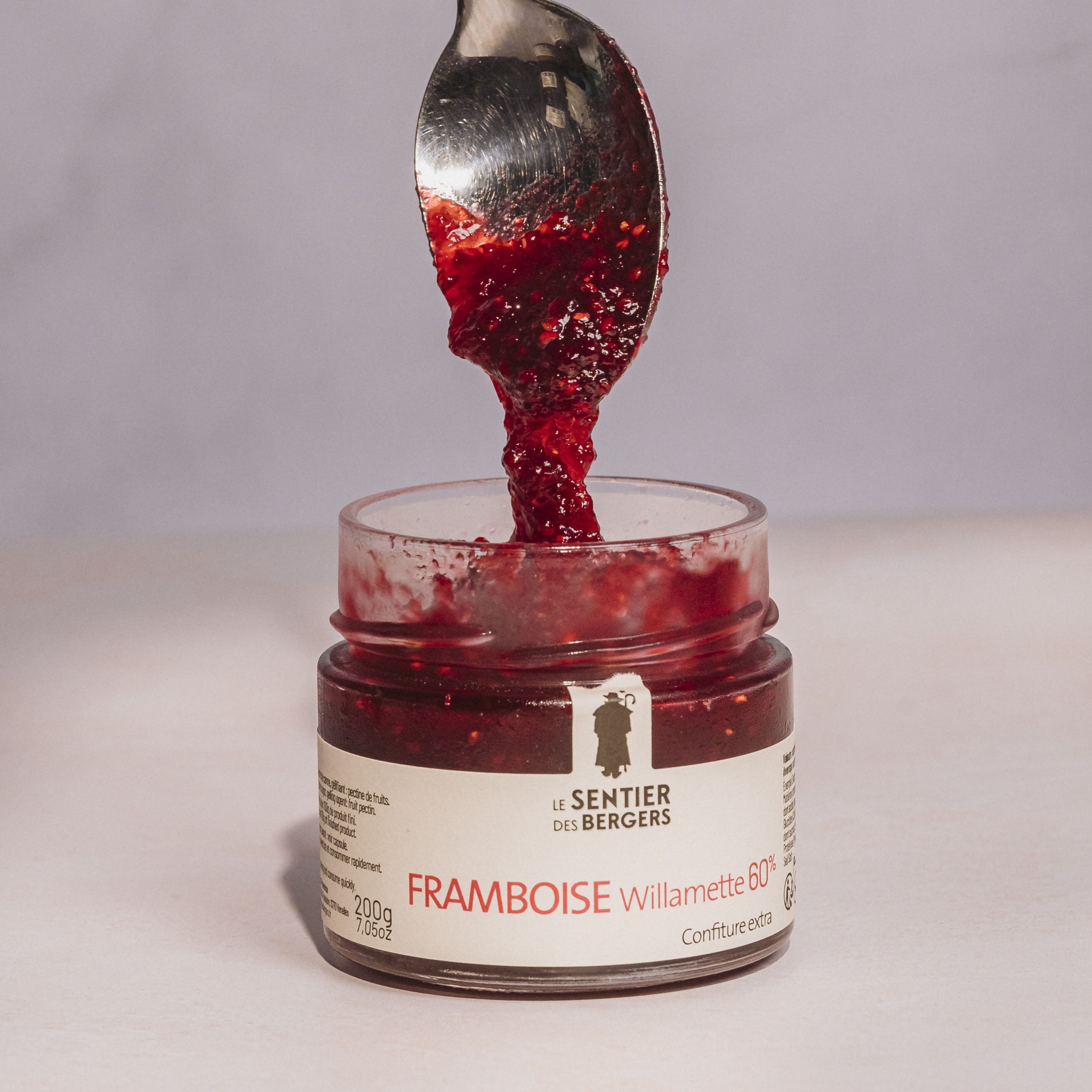 Mermelada de frambuesa extra Willamette - 200 g