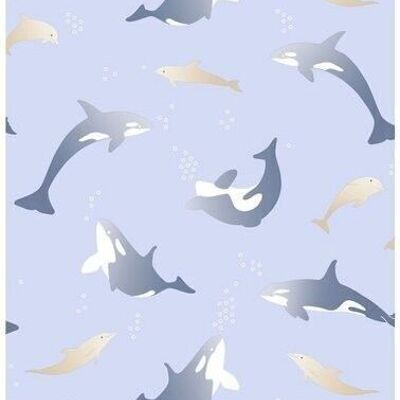 ESTAhome wallpaper orcas & dolphins-115839