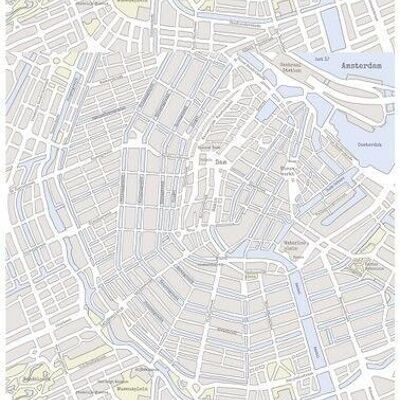 ESTAhome fond d'écran carte d'Amsterdam-137709