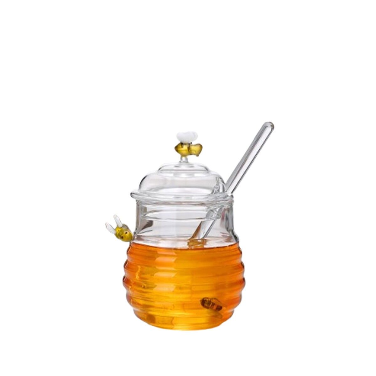 Pot à miel abeille en verre 280ml