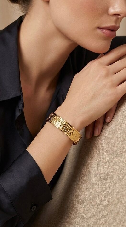 Bracelet jonc en acier inoxydable 324AQ332