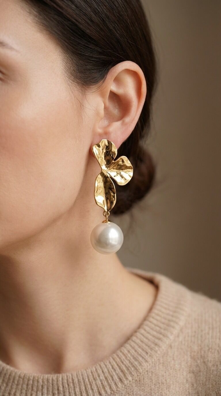 Boucles d'oreilles en acier inoxydable 124AQ584