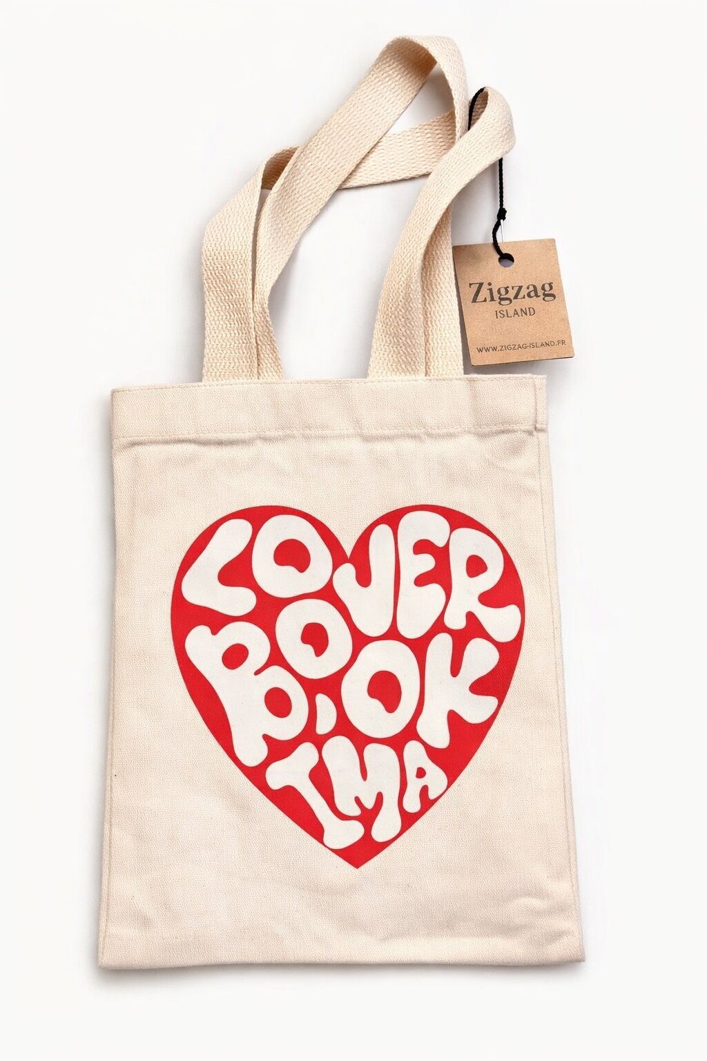 MINI-TRAGETASCHE AUS BIO-BAUMWOLLE, 220 GRAMM, ICH BIN EIN BÜCHERLIEBHABER