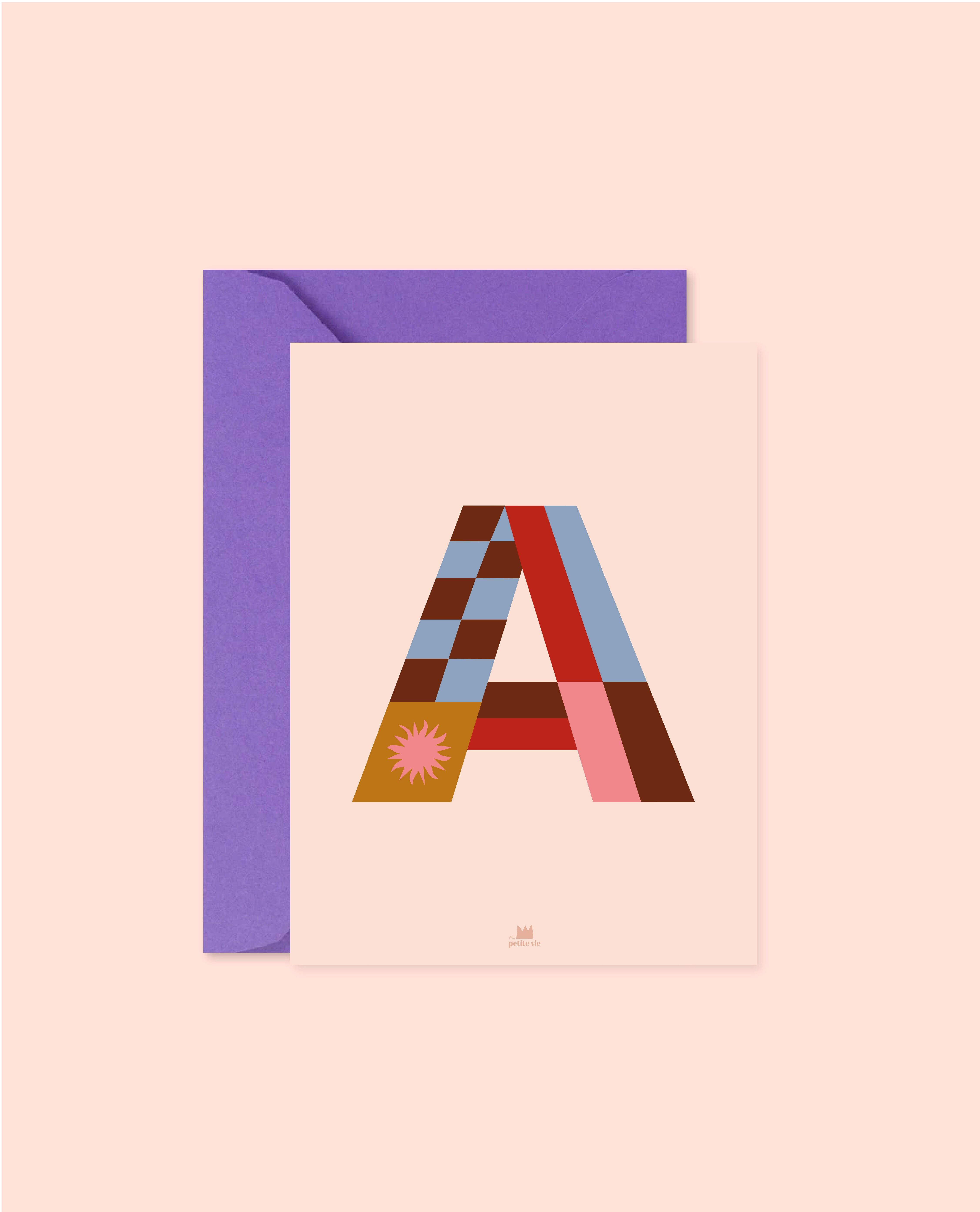 Initialkarte - Brief (mit Umschlag)