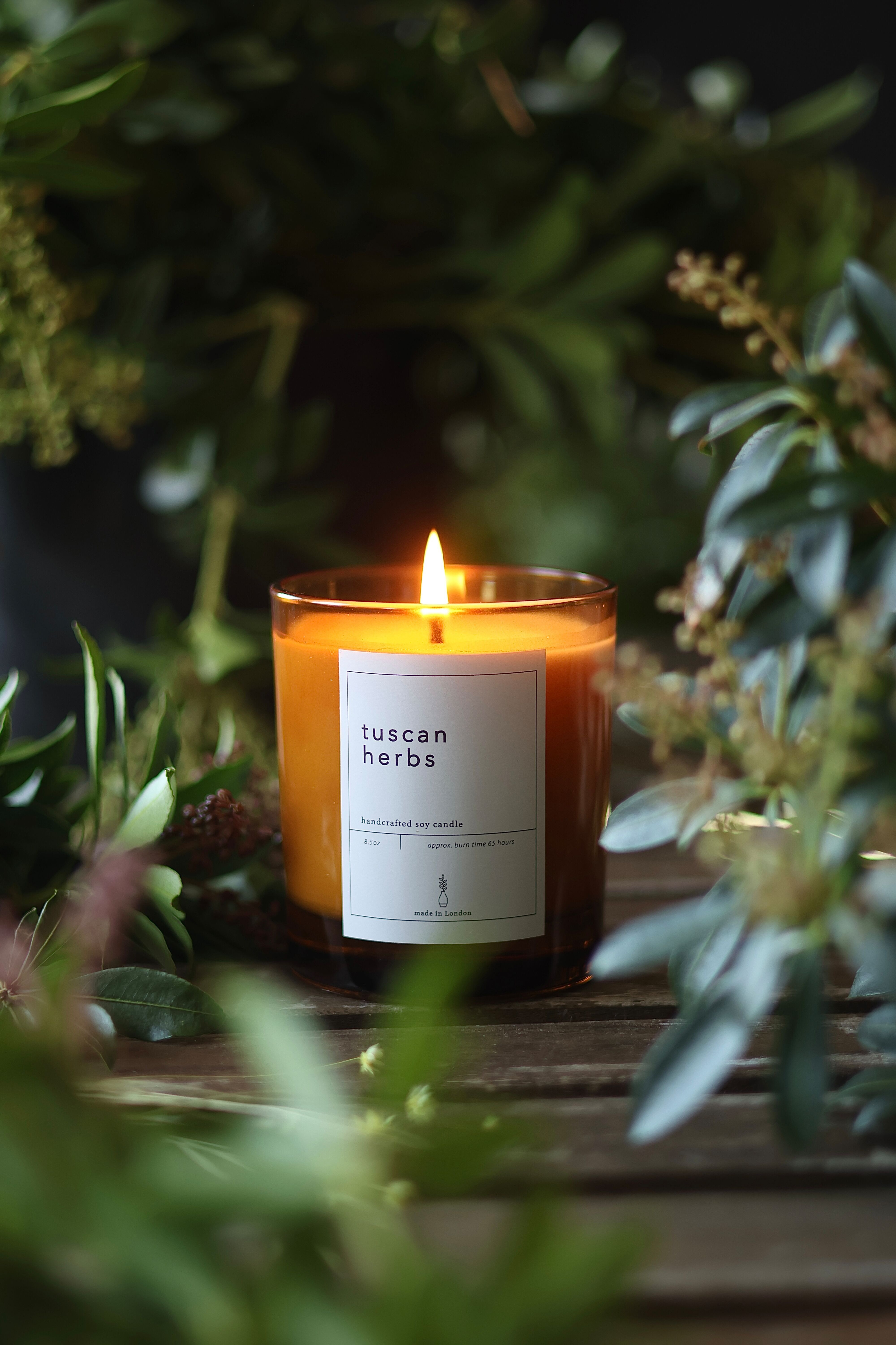 Vela de soja - Hierbas toscanas