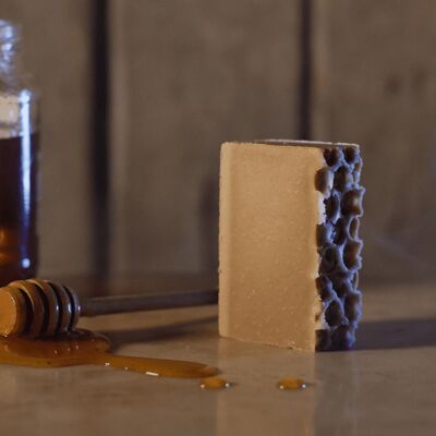 Honig-Surgras-Seife - Zertifiziert biologisch und natürlich