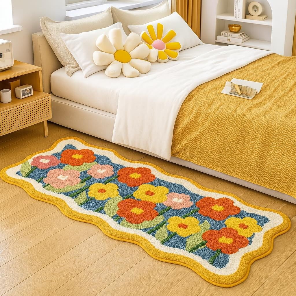 Tapis de couloir antidérapant en microfibre ultra douce 2000 g/m² (50 x 120 cm) | Chambre, salon, cuisine, salle de bain (1 pièce)