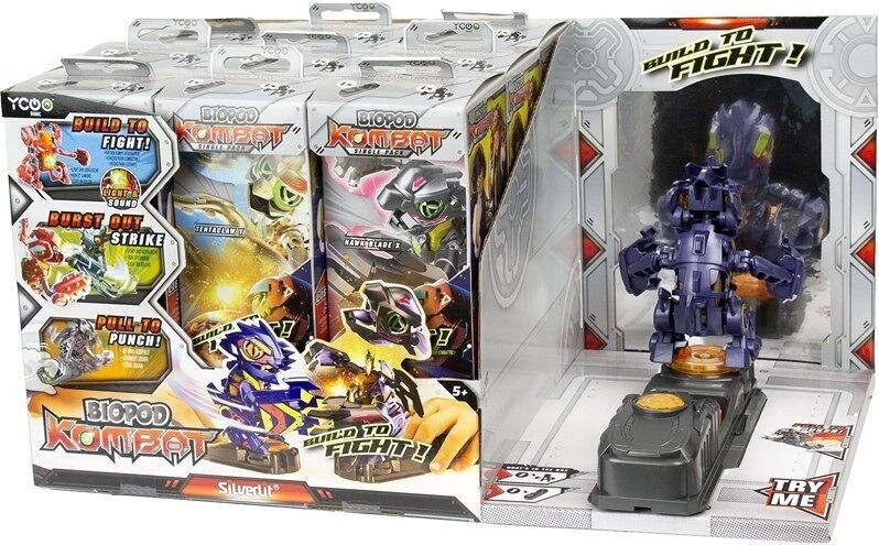 Biopod Kombat – Packen Sie einzelne Figuren mit Demo, Beleuchtung und Sohn (Silverlit)