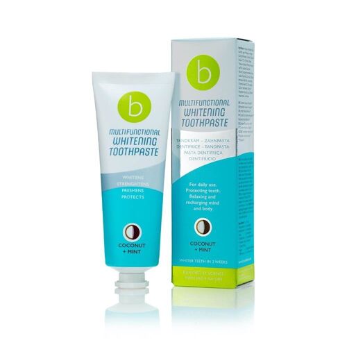 Beconfident® Multifunctional Whitening Toothpaste Kokos+ Mint, 75 ml