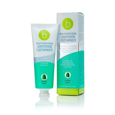 Beconfident® Dentifrice Blanchissant Multifonctionnel Extra Menthe, 75 ml
