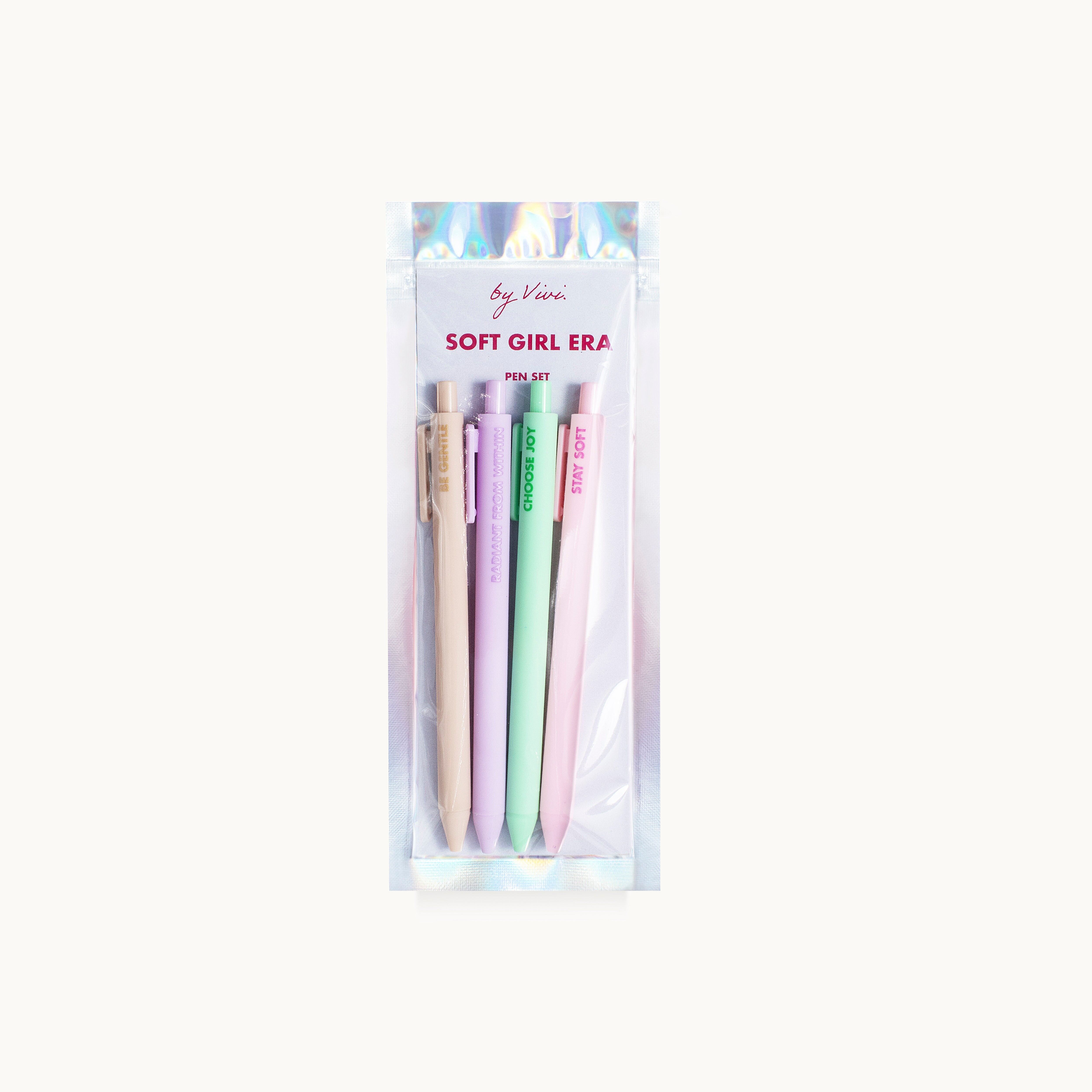 Soft Girl Era Pen Set