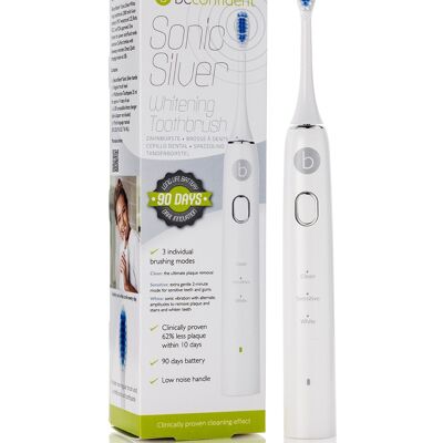 Beconfident Sonic Silver Toothbrush white/silver.
