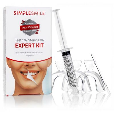 KIT EXPERT de blanchiment des dents SIMPLESMILE® X4