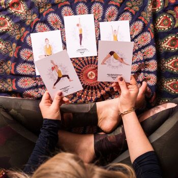 Cartes de yoga pour enfants et adultes (anglais, français, néerlandais) Cartes de yoga 7