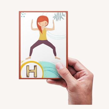 cartes de yoga ABC yoga - Cartes de yoga 4