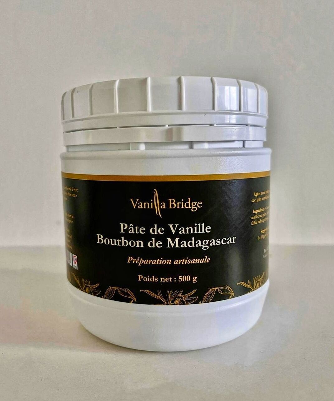 Concentrated Gourmet Vanilla Paste - For pastry chefs / artisans - 500g