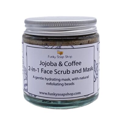 Jojoba & Coffee Scrub viso e maschera 2 in 1 120 ml