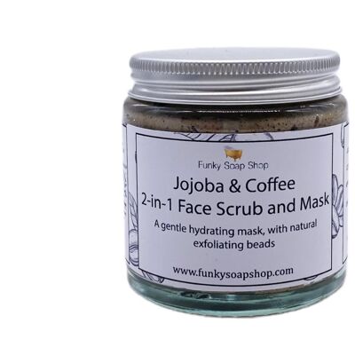 Jojoba & Kaffee 2-in-1-Gesichtspeeling und Maske 120 ml