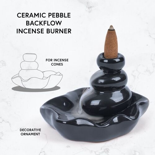 Stones Backflow Incense Burner RY1370