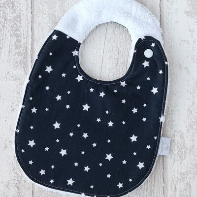 Baby bib navy blue