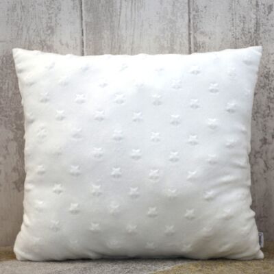 Fleece children's cushion White