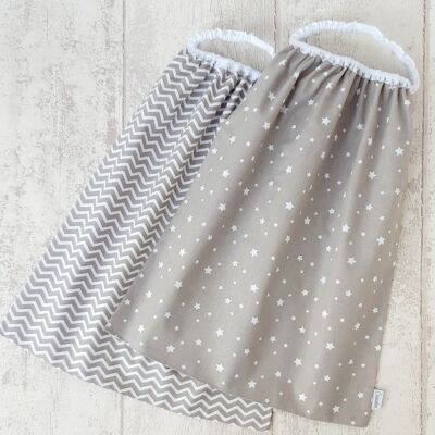 Pack 2 children's napkins
 Everyday Gray Taupe