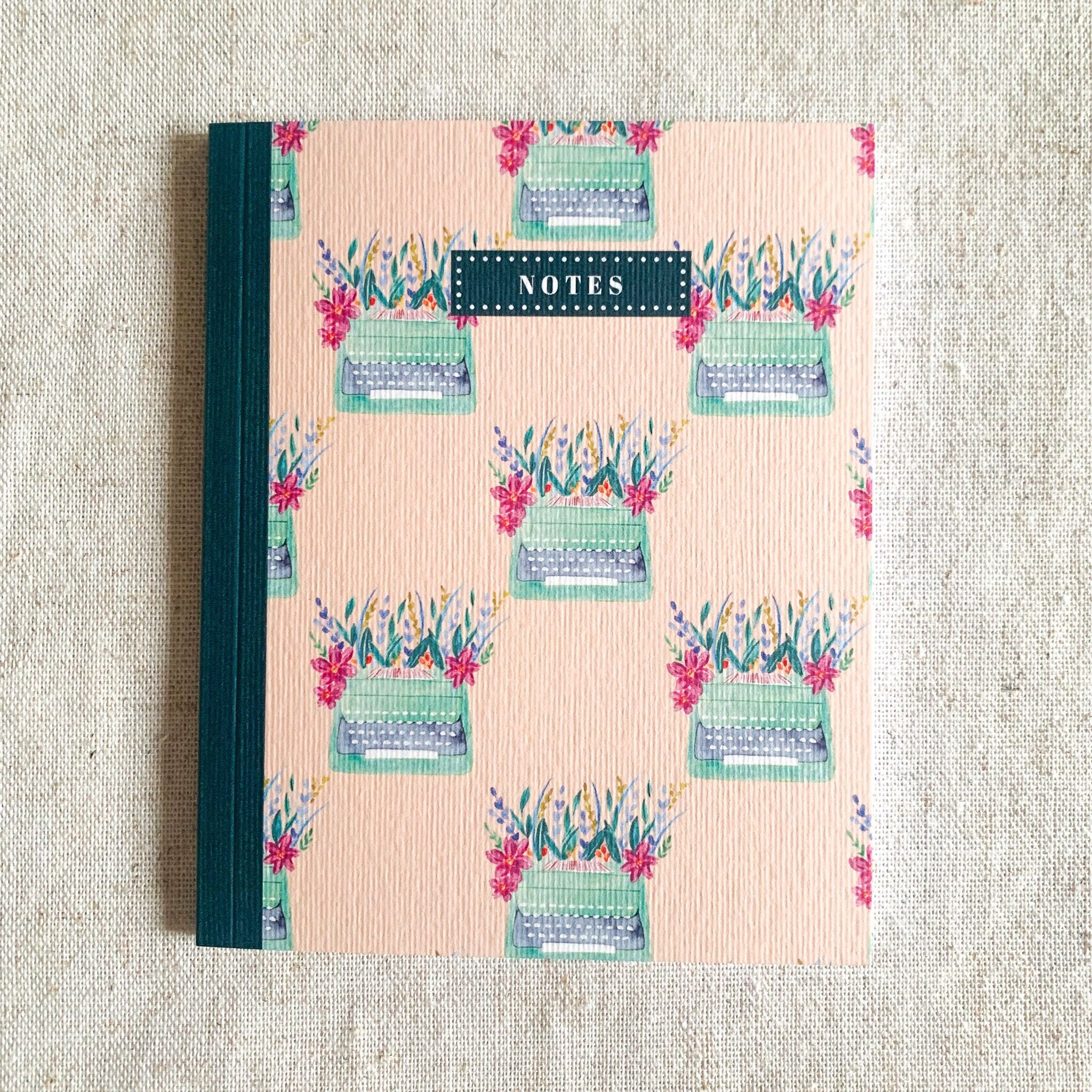 Stationery Small Notebook - Typewriters