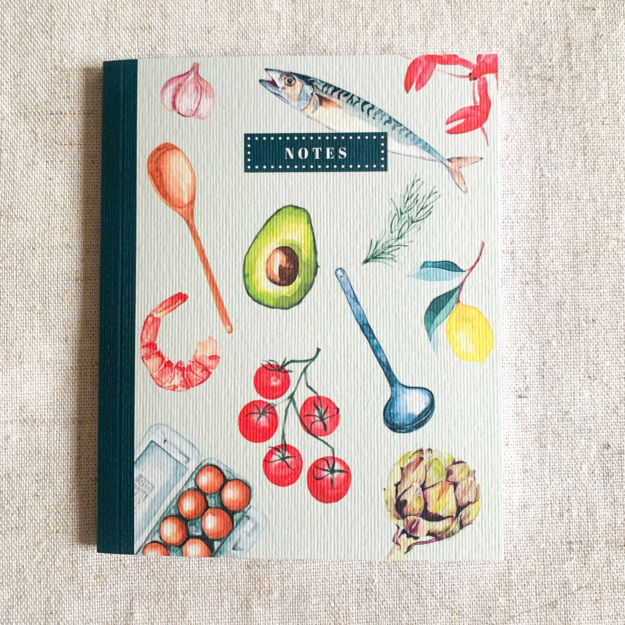 Kleines Notizbuch Schreibwaren - Küche