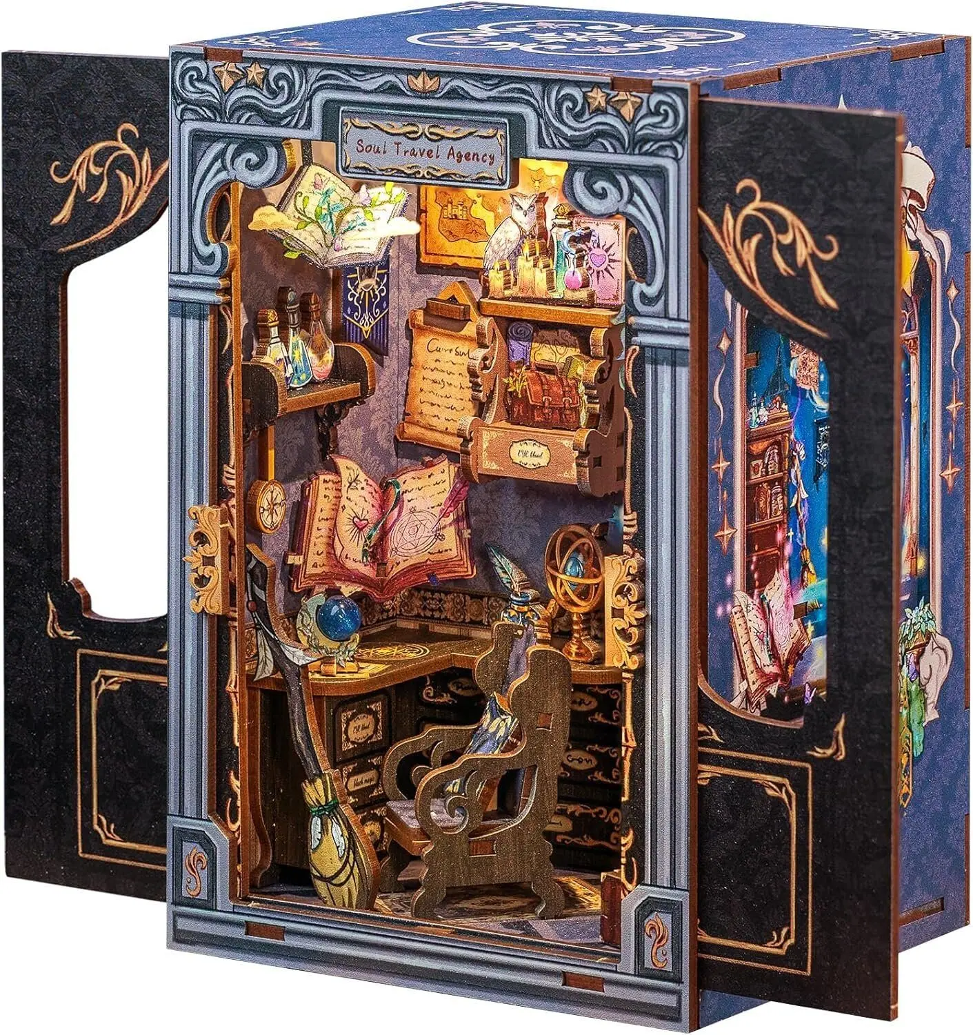 A-zone Wooden Art Ki-Gu-Mi One Piece Straw Hat Pirates With Music Box