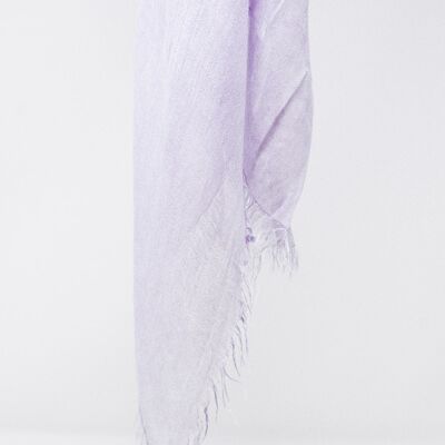 Foulard en soie légère lilas