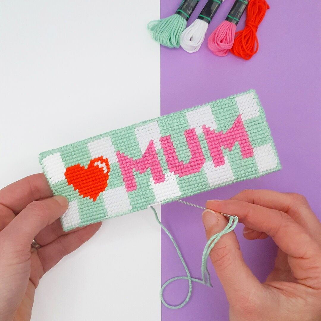Canvas kit - Bookmark - Love Mum